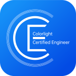 Colorlight Certified Engineer badge for LED technicians