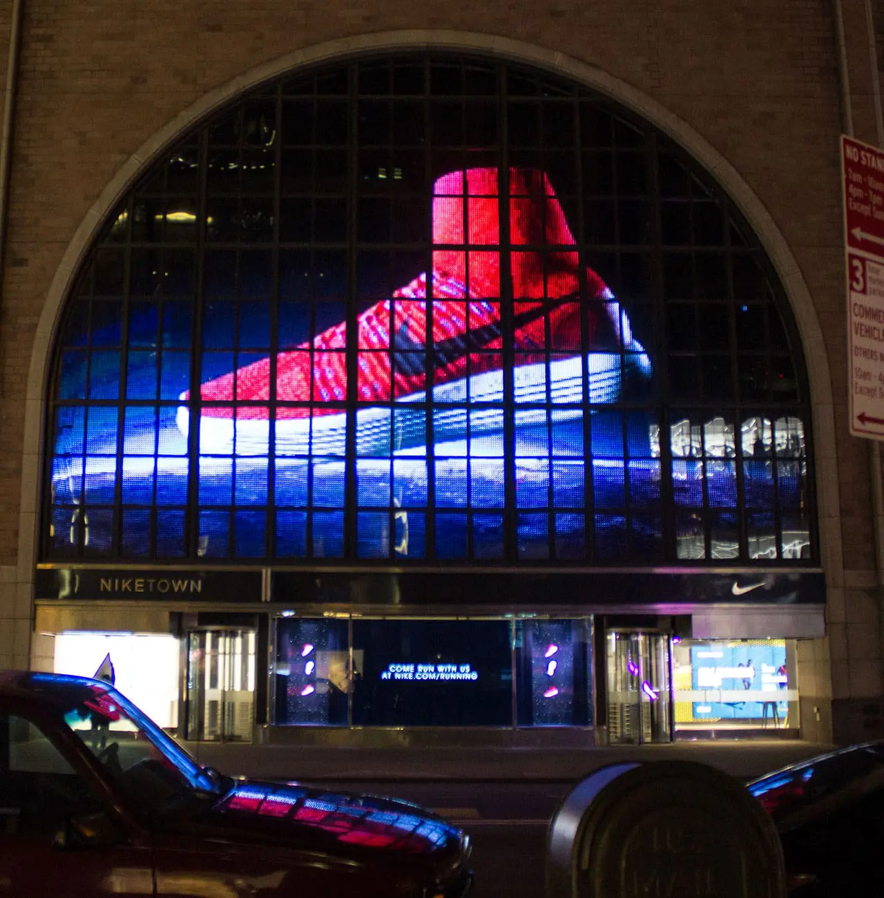 Nike Retail window display