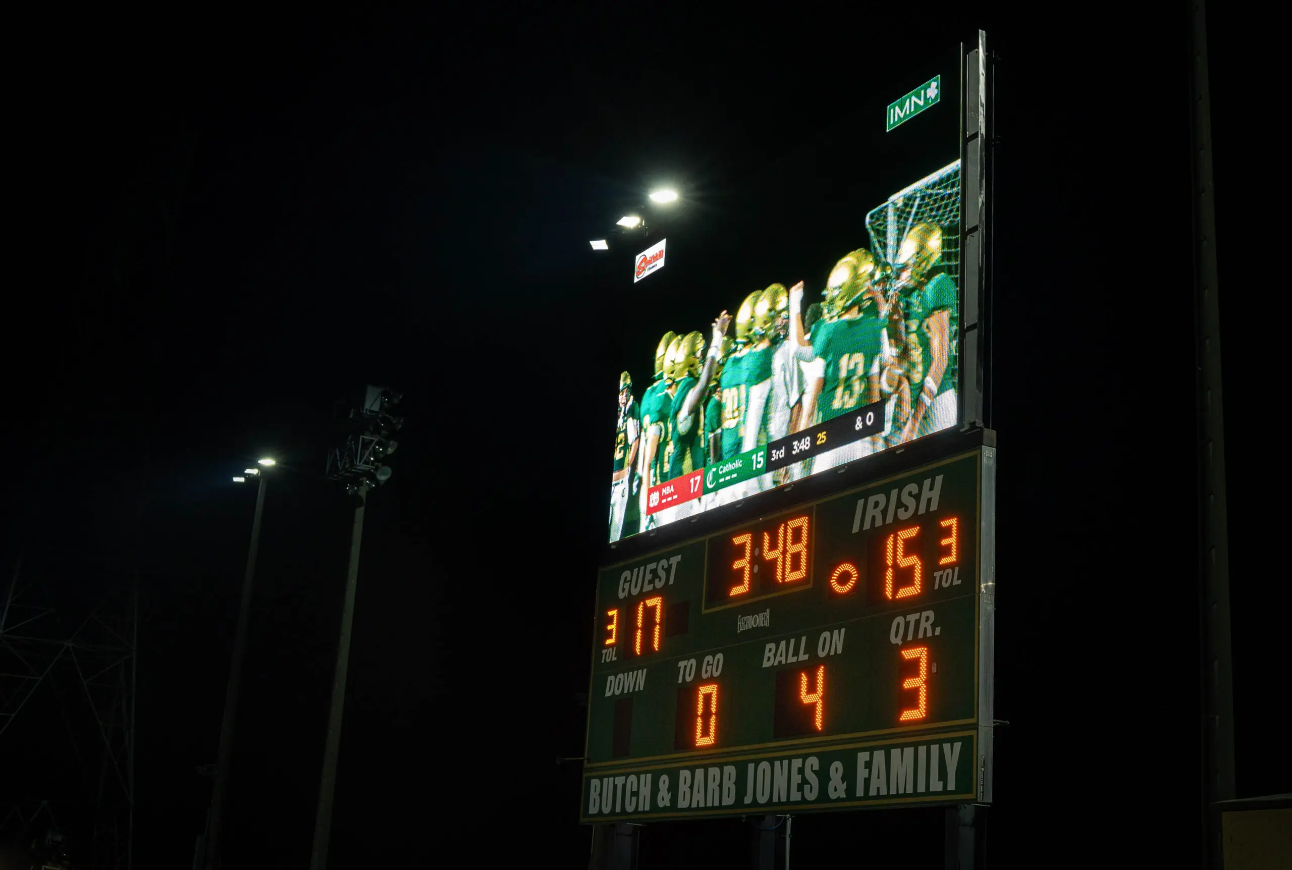 Prince KCHS Scoreboard FLEXStorm outdoor LED
